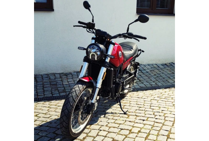 Testovací motocykl  LEONCINO 500 TRAIL Červená