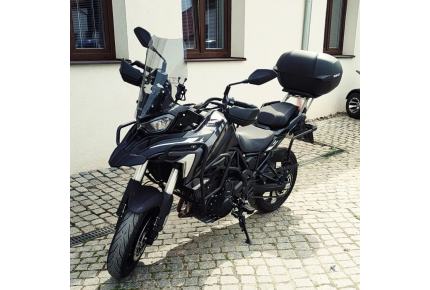 Testovací motocykl TRK 702 Anthracite Grey